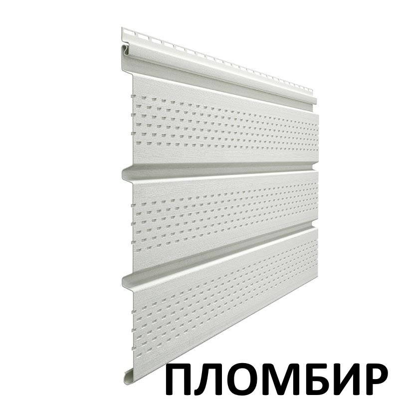 Софит Docke Standard полностью перфорированный Пломбир