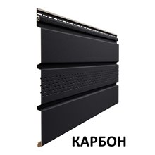 Софит Docke Premium с центральной перфорацией Карбон