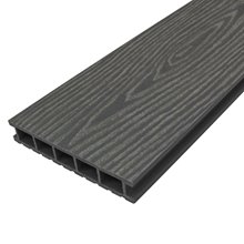 Террасная доска из ДПК Faynag Pino 3D Мокрый асфальт 3 м, 4 м, 6 м