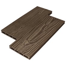 Террасная доска из ДПК Altay Decking Венге 3000х140х20 мм